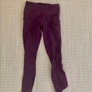 NWOT size 6 eggplant color Lululemon leggings